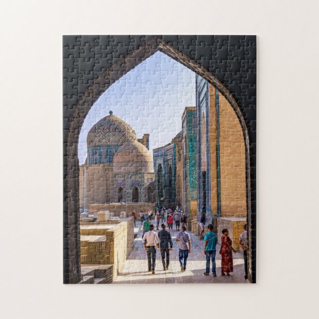 Samarkand, Uzbekistan - Necropolis of Shah-i-Zinda Pussel (Vertikal)