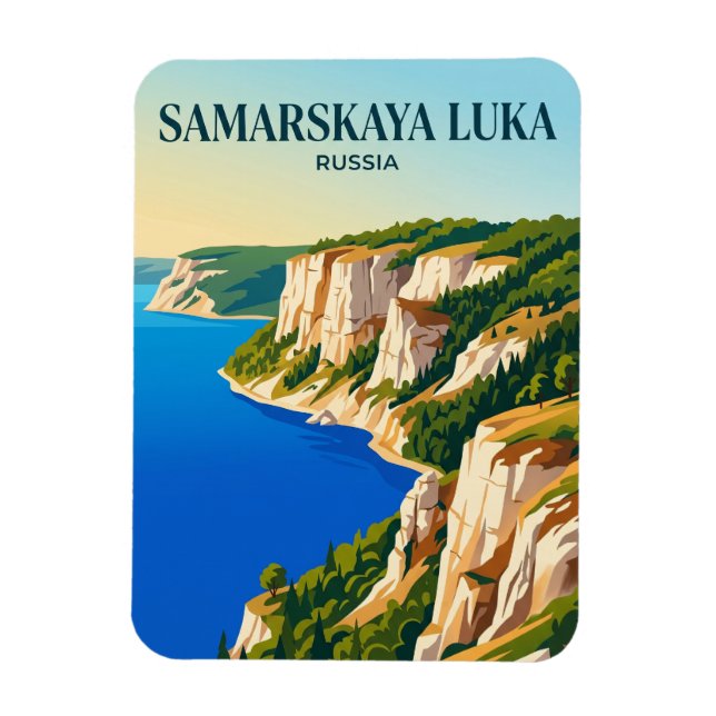 Samarskaya Luka nationalpark Ryssland Magnet (Vertikal)