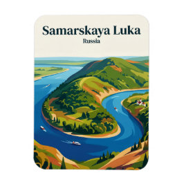 Samarskaya Luka nationalpark Ryssland Magnet
