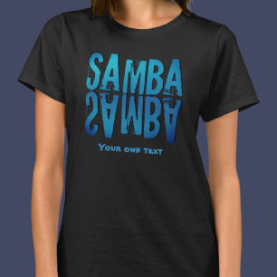 Samba brasileiro från Brasilien dansmusik T-Shirt