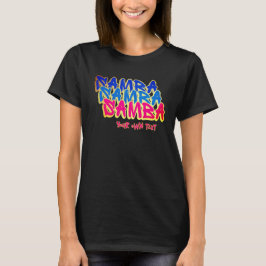 Samba brasileiro graffiti-dansmusik T-Shirt