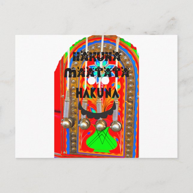 Samba Carnival färg blings, inspirationskonst Vykort (Framsida)