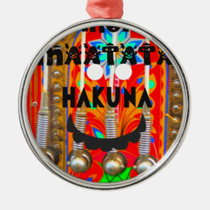 Samba Carnival färg Hakuna Matata blings.png Julgransprydnad Metall
