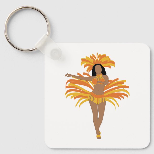 Samba Dancer Keychain Nyckelring (Framsida)