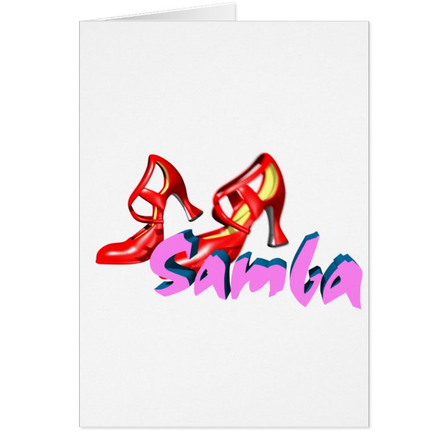 Samba Hälsningskort (Framsidan)