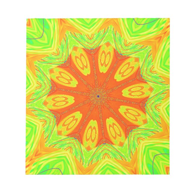 Samba Motif Art-utskrift Anteckningsblock (Framsida)