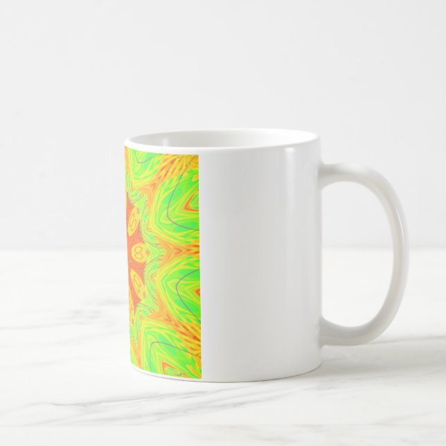 Samba Motif Art-utskrift Kaffemugg (Höger)