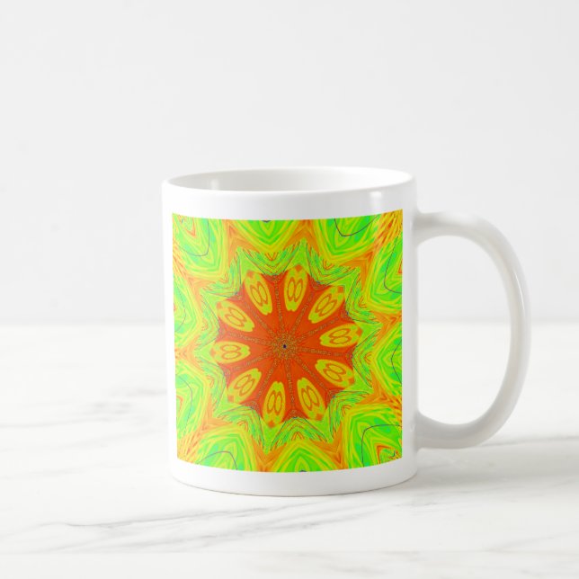 Samba Motif Art-utskrift Kaffemugg (Höger)