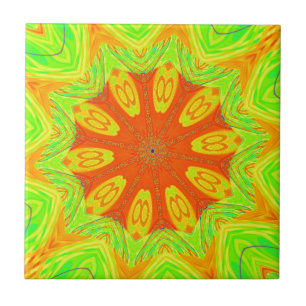 Samba Motif Art-utskrift Kakelplatta