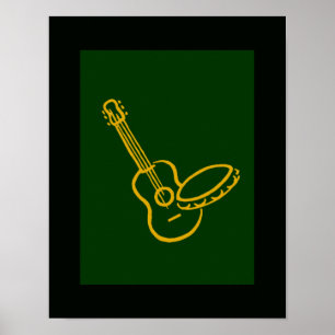 Samba-tryck för väggar poster