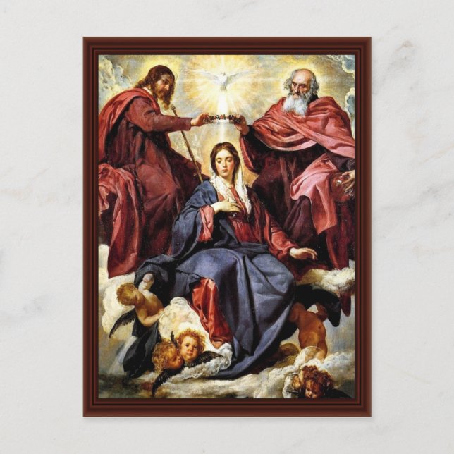 Sambandet mellan Mary och Diego Velázquez Vykort (Framsida)