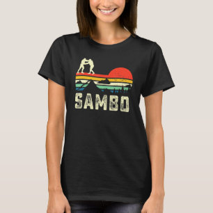 Sambo judo Wrestling Martial Arts Artsy RETRO wres T Shirt