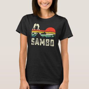 Sambo judo Wrestling Martial Arts Artsy RETRO wres T Shirt