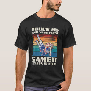 Sambo Wrestling Martial Arts Ryssland Martial T Shirt
