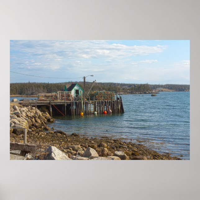 Sambro Head, NS HDR bra Art print Poster (Framsidan)
