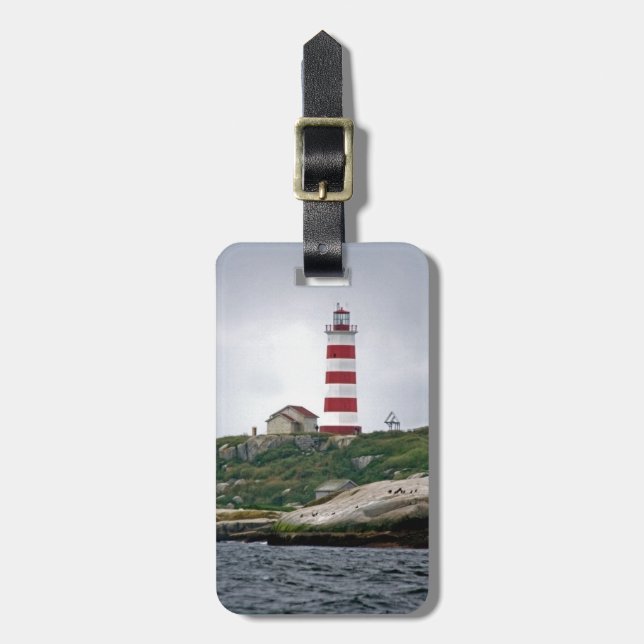 Sambro Island Lighthouse Bagagebricka (Vertikal Framsida)