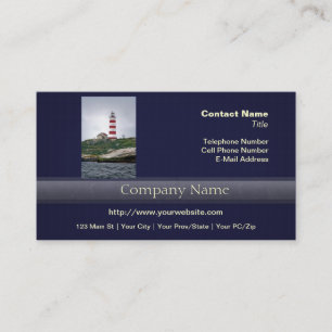 Sambro Island Lighthouse Visitkort