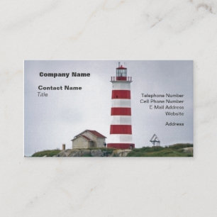 Sambro Island Lighthouse Visitkort