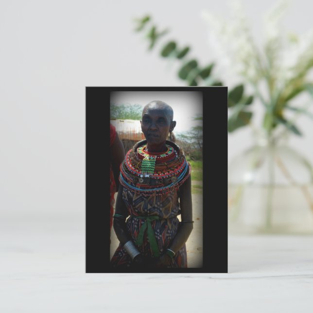 Samburu-äldre Vykort (Stående Fram)