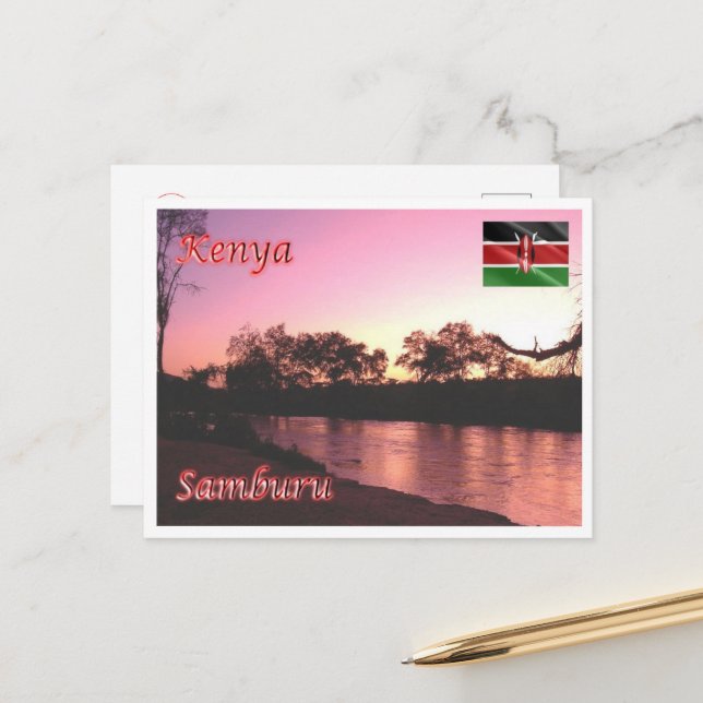 Samburu - Kenya - Vykort (Fram/Back In Situ)