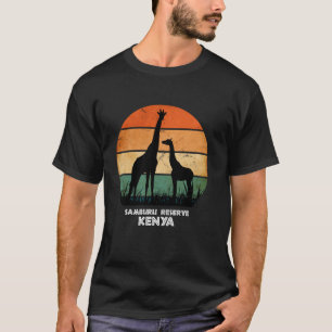 Samburu reservat, Kenya Giraffe Safari National Pa T Shirt