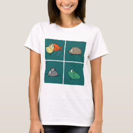 Same eyes, different shapes t shirt