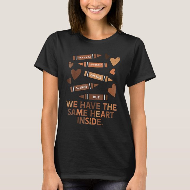 Same Heart Black History Month African American Wo T Shirt (Framsida)