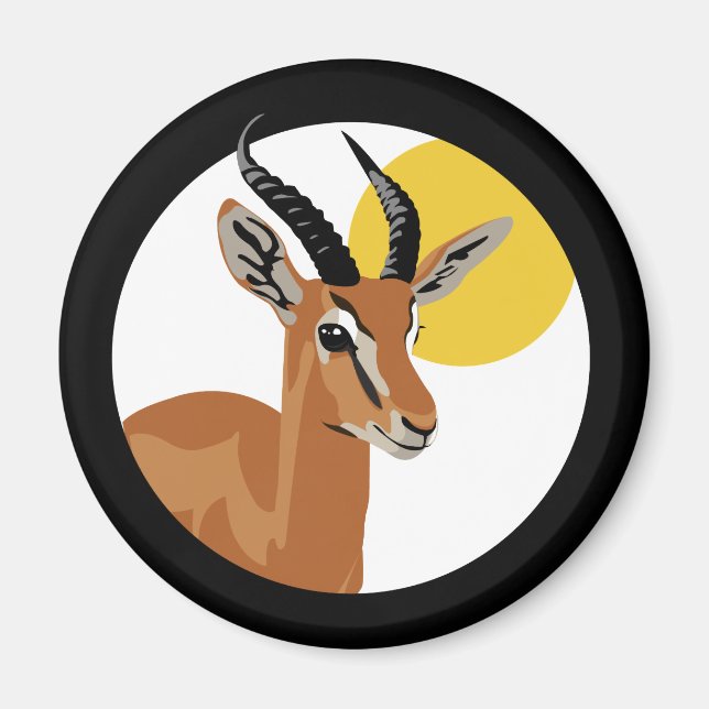 Samer the Gazelle Magnet (Framsidan)