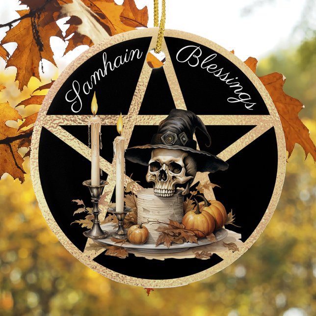 Samhain 1 julgransprydnad keramik (Skapare uppladdad)