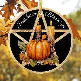 Samhain 1 julgransprydnad keramik