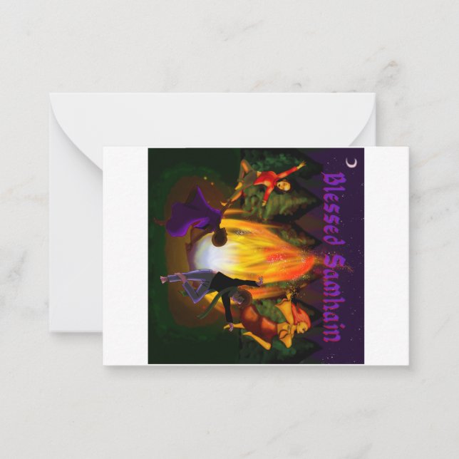 Samhain Anteckningskort (Framsida)