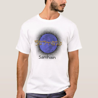 Samhain blåttmåne t-shirt