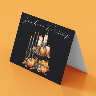 Samhain Blessings Card Hälsningskort