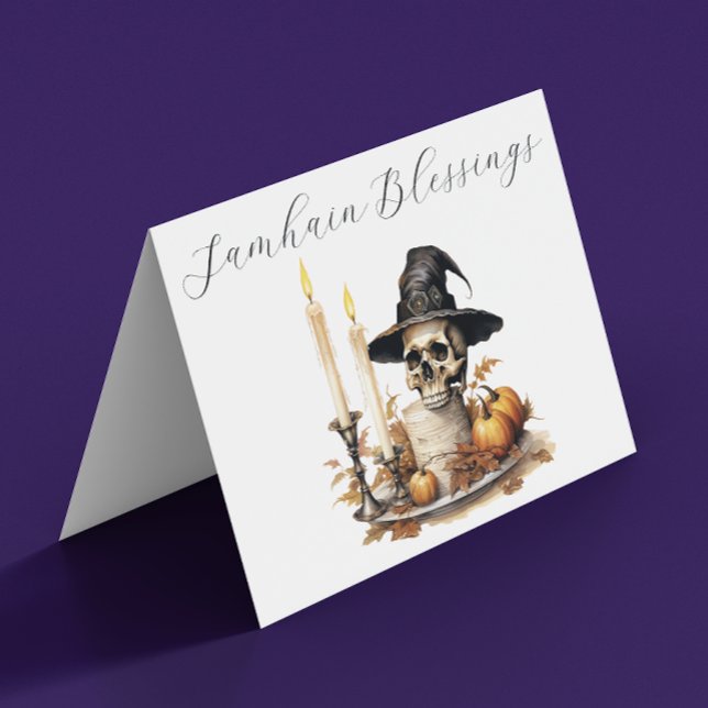 Samhain Blessings Card Hälsningskort (Skapare uppladdad)