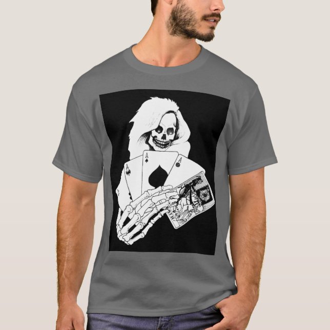 Samhain Death Dealer Horror Punk Death Rock Danzig T Shirt (Framsida)