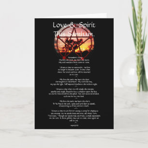 Samhain-Dikt Card Kort