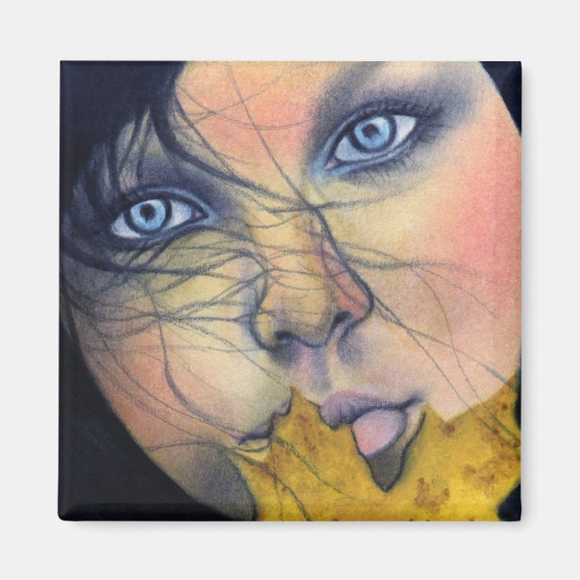 Samhain Fairy skönhet Magnet (Framsidan)