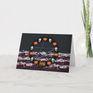 Samhain gotin Wandegreeting Card Kort