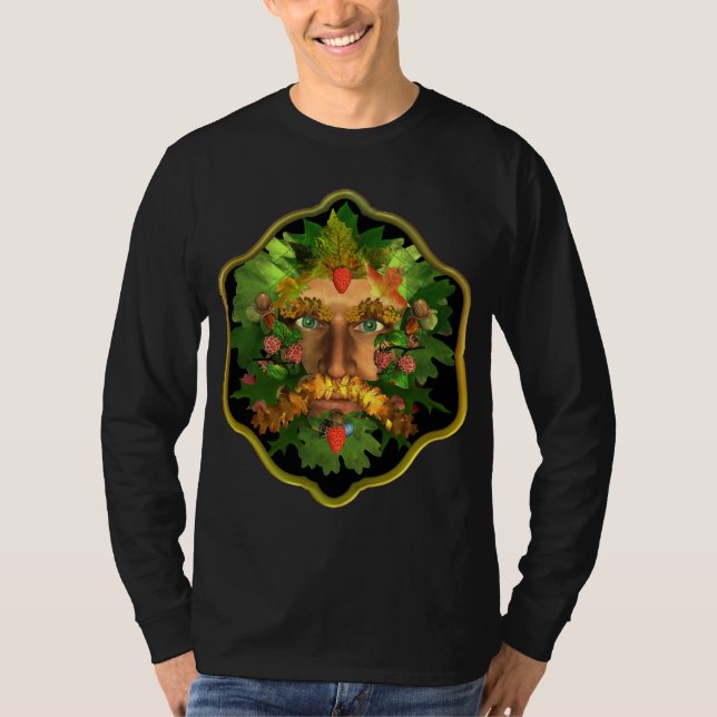 Samhain GreenMan Tee (Framsida)