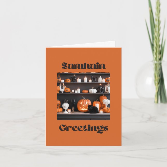 Samhain Greeting Card Kort (Framsida)