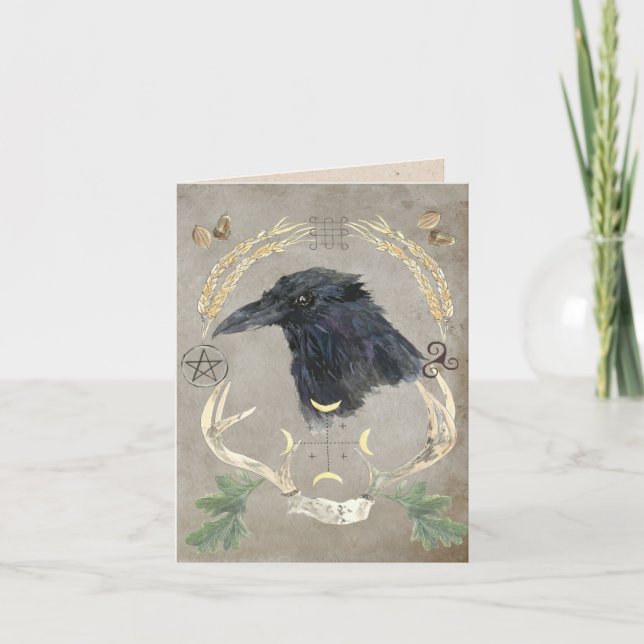 Samhain - Halloween Greeting Card Kort (Framsida)