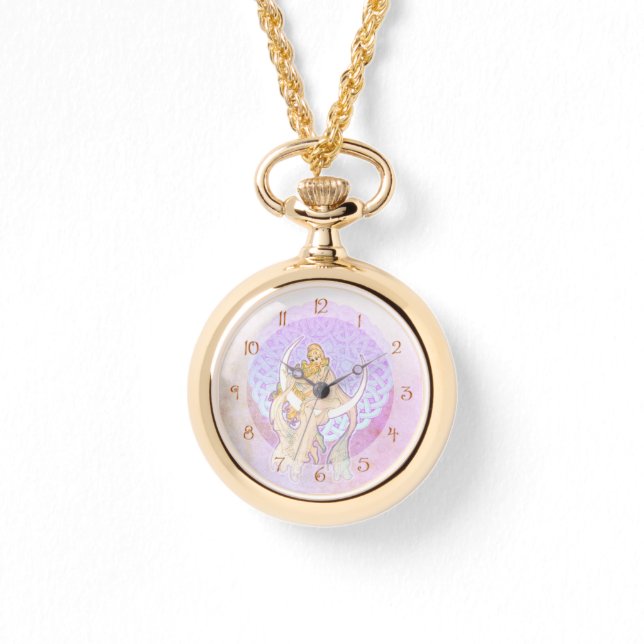 Samhain Hälsning Lunar Goddess Armbandsur (Framsida)