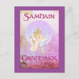 Samhain Hälsning Lunar Goddess vykort