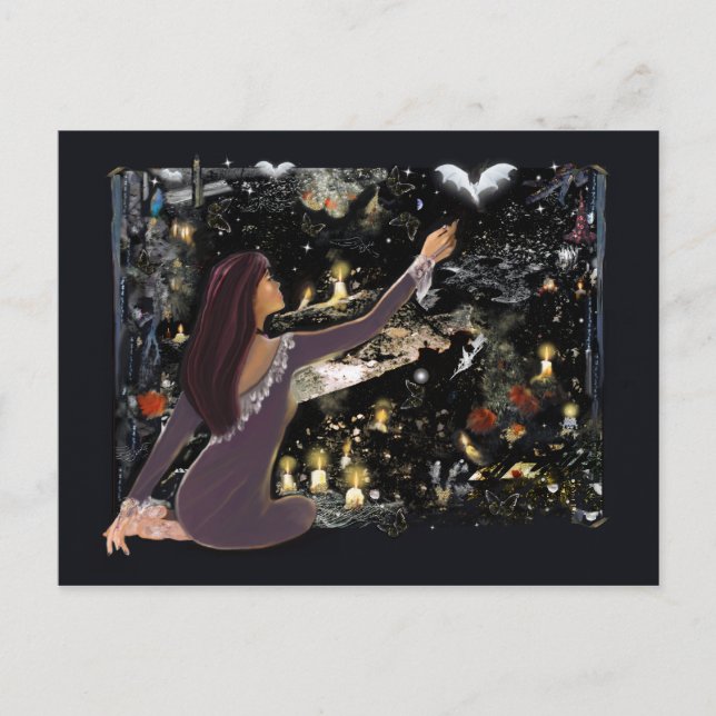 Samhain Mystique! Vykort (Framsida)