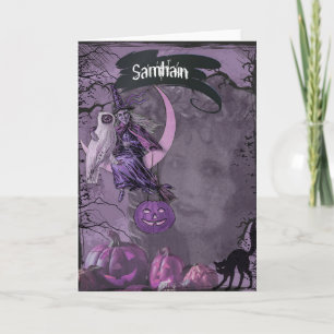 Samhain Pagan hälsningkort Kort