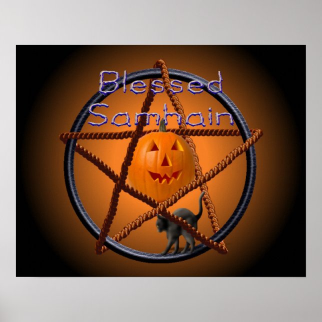 samhain pentacle poster (Framsidan)