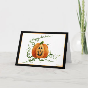 Samhain pumpakort kort