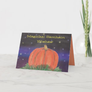 Samhain Pumpkin Night Kort