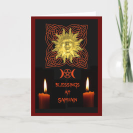 Samhain välsignelse kort