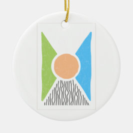 Samhälle6 Moderna konsthantverk Julgransprydnad Keramik